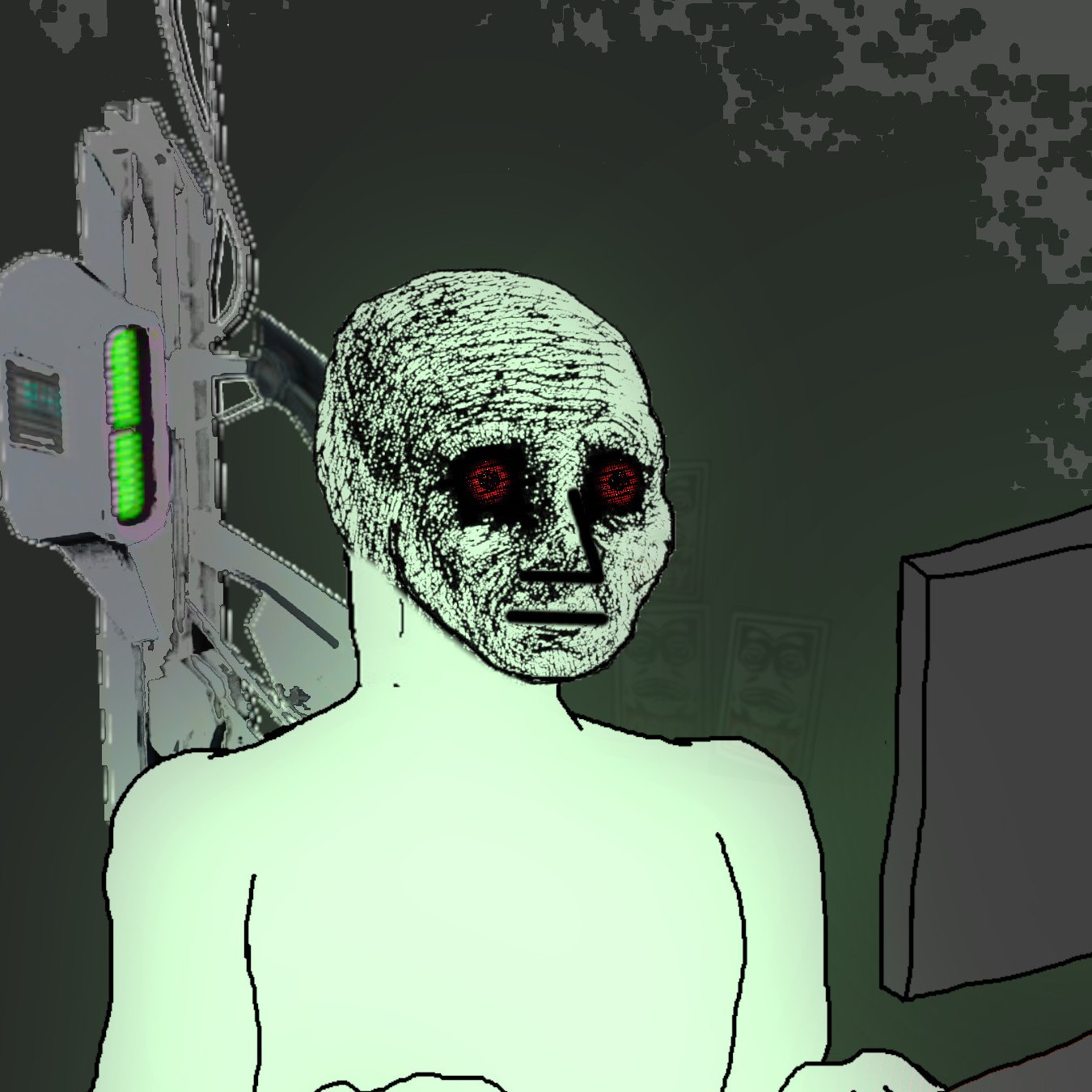 cyborg wojak NPC